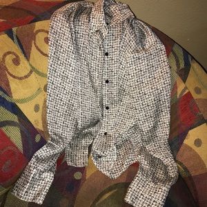 Silk button up long sleeve